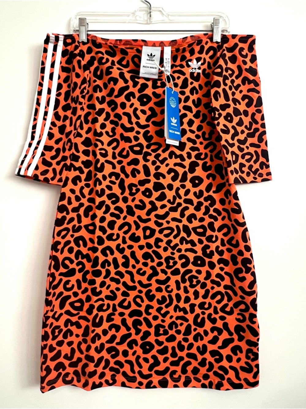 ADIDAS Originals Rich Mnisi leopard print mini dress🔥🔥 - Picture 8 of 10
